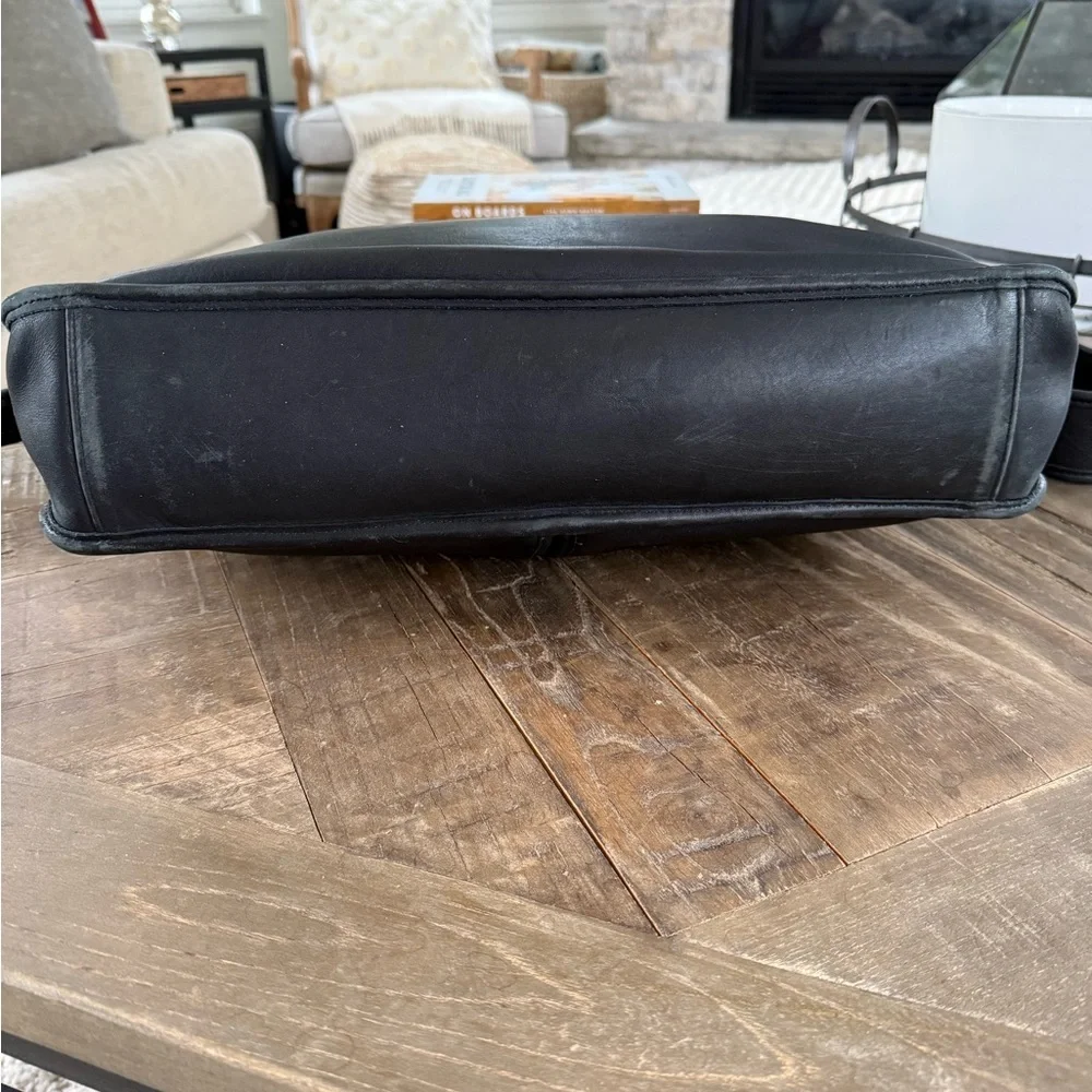 Coach Leather Messenger Bag